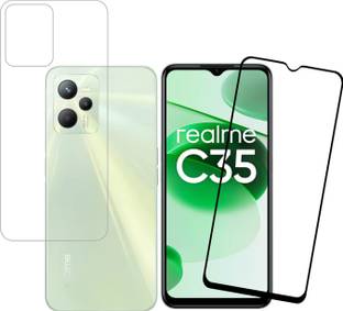 Vatsin Front and Back Tempered Glass for Realme C35
