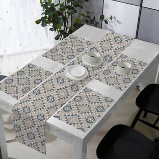 OASIS Beige Organic Cotton Table Linen Set