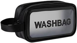 Queue Wash Bag Clear Toiletry Bag, Makeup Bag Waterproof for Traveling Samll Size