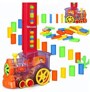 Valea Domino Funny Train Choochoo Filling 60 Dominoes in Battery Toy for Kids 001