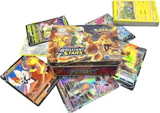 Bestie Toys Pokemon Cards Sword And Shield Brilliant Stars Basic ,V, Vmax Cards