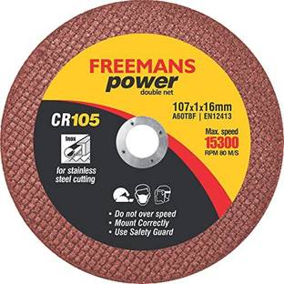 FREEMANS CR-105 Power Red Cut Off Wheels 4-Inch Set of 50 Pieces Metal Cutter