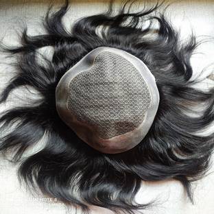 golden hair int Mirage hair patch for men size (7x5) 100% Human hair Hair Extension