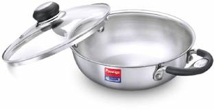 Prestige Tri Ply Kadhai 28 cm diameter with Lid 5.5 L capacity