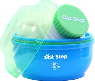 1st Step Powder Box With Refillable Powder Puff- Blue