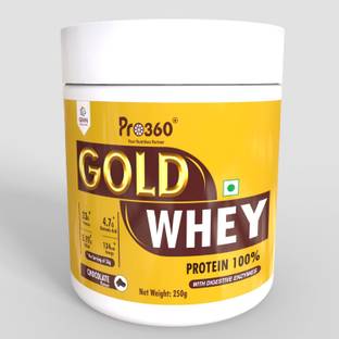 PRO360 Gold Whey Protein (100% Whey Protein)Nutrition Supplement Powder - No Added Sugar Nutrition Drink