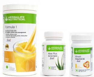 Herbalife Nutrition Formula 1 Shake Mango Flavor With Aloe Plus And Afresh Lemon Flavor Protein Shake