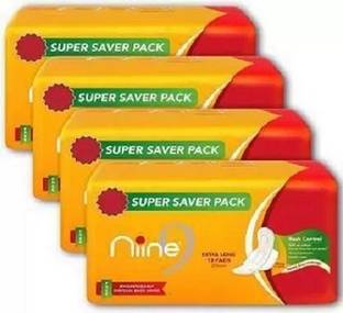 nine SANITARY PAD SET OF FOUR FOR SCHOOL GIRL MENSTURATION PROBLEM Sanitary Pad