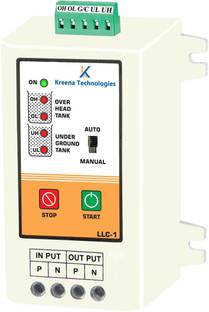kreena technologies Fully Automatic Water Level Controller and Indicators With 6 Sensors Wired Sensor Security System