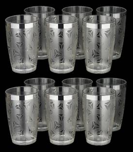 Sentricus (Pack of 12) Water Juice Drinking Glasses Set Of 12 Glass Set Water/Juice Glass