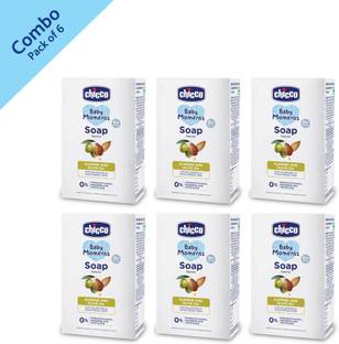 Chicco Soap 75 Gr Baby Moments (Pack Of 6)