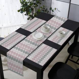 OASIS Pink Organic Cotton Table Linen Set