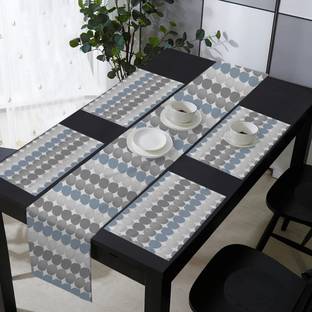 OASIS Grey Organic Cotton Table Linen Set