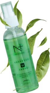 N PLUS Professional Alcohol Free Green Tea Toner for All skin type, 100ml Men & Women