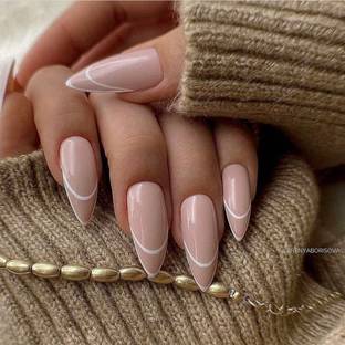 The Unique Artificial Nails. pink