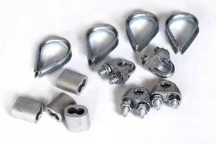 DTD Gym Wire U Lock | Wire Thimble (Eye) Lock | Wire Farul Lock | Combo Pack Multi-training Bar