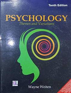 PSYCHOLOGY : THEMES AND VARIATIONS 10TH EDITION.