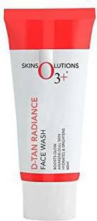 O3+ D-Tan Radiance  With Vitamin C Glowing Skin and deep cleanses, 60G Face Wash