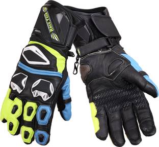 BIKING BROTHERHOOD Snell Race Tech - Neon Riding Gloves