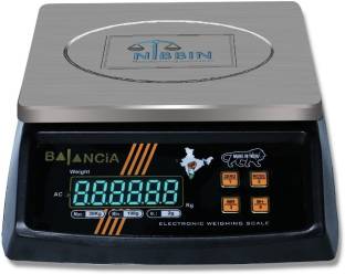 NIBBIN Balancia 30kg Steel Plate Double Display High Quality Weight Machine For Kitchen/Shop With Power Adapter & 4V Re-Chargeable Battery Weighing Scale (Black) (Platform Size- 170 x 210mm, Dual Display, On Off Memory Function,grocery,kata,taraju,shop,computer electronic vajan kata , tarazu , jewellery , sabzi ,4V Re-Chargeable Battery) # Made in India Weighing Scale (Black) Weighing Scale (Black) Weighing Scale (Black) TM-C29, Weighing Scale (Black) Weighing Scale (Black) Weighing Scale