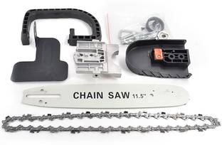 MLD Electric Angle Grinder Chainsaw Adapter 11.5" Chain and Bar Cutting Attachment Electric Angle Grinder Chainsaw Adapter 11.5" Chain and Bar Cutting Attachment Corded Chainsaw