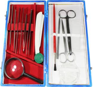AKI Biology Box- Dissection Kit (15)- Instruments for Medical Students Dissection Kit