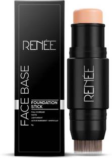 Renee Face Base Foundation Stick with Applicator - Mocha, 8gm Foundation