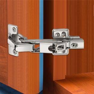 4-YOU Stainless Steel Soft Close Close 3D Hydraullic Corner Hinge Inset Door 2Pair165° Fridge Freezer Door Hinge
