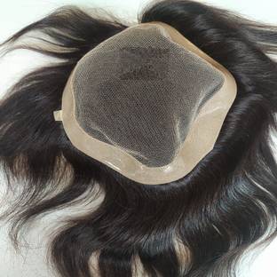 golden hair int Los Angeles hair patch for men 10x8 100% Human hair lace base hair system Hair Extension