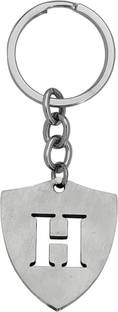 Shiv Jagdamba English Alphabet Initial Charms Letter H Alphabet Stainless Steel Shivkey202262 Key Chain