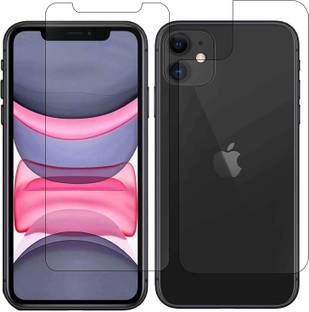 AV Front and Back Tempered Glass for Apple iPhone 11(Screen Protector Full HD Quality)