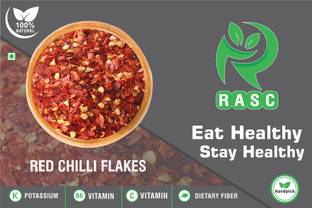 RASC Red Chilli Flakes I Lal Mirch Flakes I Pack of 100g