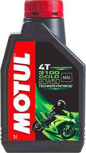 MOTUL 3100 Gold 4T 20W-50 20W-50 Techno Synthetic Blend Engine Oil