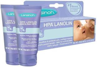 Lansinoh HPA LANOLIN NIPPLE CREAM - 40G (1.41OZ) (PACK OF 2)