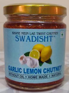 SWADISHT Garlic Lemon Chutney (Pack of 1, 220 gm) Chutney Paste