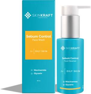 Skinkraft Sebum Control Face Cleanser - For Oily Skin Face Wash