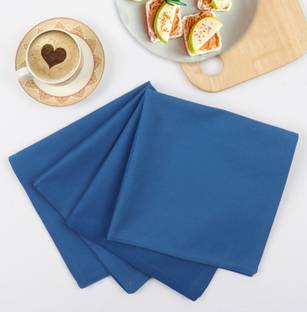 AIRWILL Cotton Kitchen & Table Napkins Blue Cloth Napkins