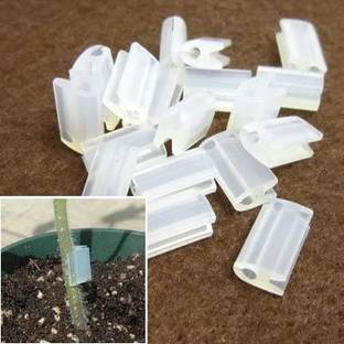 Vallabh Garden Tomato Plant Grafting Clip, Bran Silicone Plants 2.5 mm Pack of 25 Plant Straightener