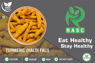 RASC Whole Turmeric| Haldi Gatiya| Sabut Haldi | Whole Haldi | Pack of 1Kg