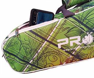 Prokick Badminton Kitbag with Double Zipper Compartments - Green Graffiti