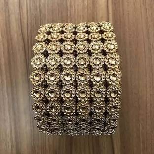 Zilzon Ribbon Trim Lace Borders 6 Line Golden Flower Lace Pack of 1 Meter