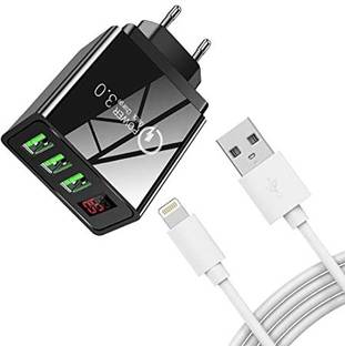 MARS 36 W 5.4 A Wall Charger for Mobile with Detachable Cable