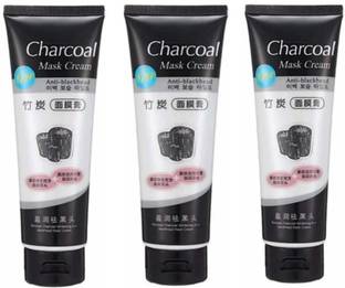 Yuvami's Charcoal deep cleansing, oil control face mask(pack of 3)(100 ml each)