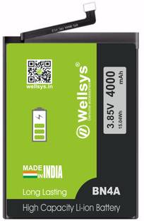 WELLSYS Mobile Battery For  Xiaomi Redmi Note 7 / Note 7 Pro / Note 7S ( BN4A 4000MAH )