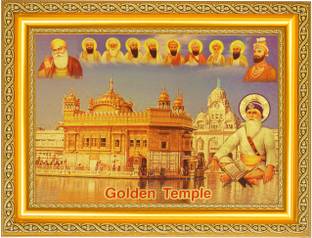 BM Traders Sikh 10 Gurus Religious Frame
