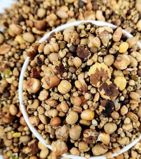 Organic Bites Roasted Crunchy 7 Grain (Multigrain Mix -Namkeen/Roasted Snacks/Healthy Snacks)
