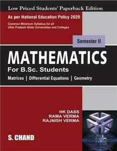 Mathematics for B.Sc. Students Semester II (NEP-LPSPE), 1/e