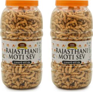 FOOD ESSENTIAL Rajasthani Moti Sev [A Pure Rajasthani Preparation] Crackers
