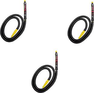 Puff Smart Plastic Black Hookah Hose 1 m
