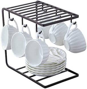 Zain Crafts Cup Kitchen Rack Iron